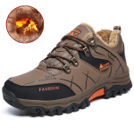 Meeste talve suured sametist soojad nahast saapad libisemiskindlad suured puuvillased kingad lumesaapad 39 must