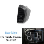 S&uuml;sinikust Esimene Vasak Parem Keskne Tagumine Konditsioneeri AC Ava Resti V&auml;ljalaskeava T&auml;ielik Komplekt Porsche Cayenne 7P5 jaoks Rear Right 1PC black