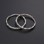 30 tk/partii roodiumv&auml;rvi l&otilde;hestatud r&otilde;ngad 25 mm Llaverose klambriga leiud isetegemise ehete valmistamise tarvikute jaoks