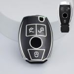 TPU auto v&otilde;tme&uuml;mbrise kaanega v&otilde;tmekott Mercedes Benz ABCS klassi AMG GLA CLA GLC W176 W221 W204 W205 hoidiku kesta v&otilde;tmehoidjale must
