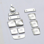 Door Window Glass Lift Button Knob Decorative Cover Sticker Trim For Infiniti Q50 Q50L Q70 QX50 QX60 interior h&otilde;be