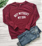 MITTE ILMA MINU KOERA Dressis&auml;rk Koeras&otilde;brad Pulloverid Koeraema Kingitus Naistele mood vabaajaline puhas puuvillane Vintage top S