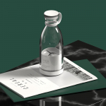 Mini kaasaskantav elektriline mahlapress 350 ml puuviljapressiga toidu piimakokteili mahlapress, USB laetav roosa