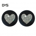 1 paar Bling Rhinestones Decor Car Cupi hoidik Katusealused Armsad K&auml;pa-s&uuml;damemustrilised Auto Cup Alusealused Autotarvikud Catlike must