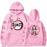 90ndate Demon Slayer Hoodies Anime Kamado Nezuko Printing Mood kapuutsiga dressipluus Kimetsu No Yaiba T&auml;navar&otilde;ivad Pullovers Sudadera XL