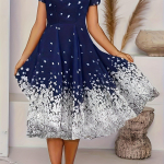 Moedisain naiste pikk kleit, vabaaja l&uuml;hikeste varrukatega kleit kevadeks ja suveks, naiste riided XXL