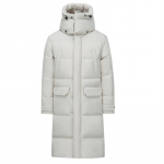 Unisex talvepikk sulemantel meestele ja naistele mantel Kvaliteetne mood must puhvis joped Kapuutsiga Paksud soojad talvepargid S must