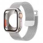 Vaheta Ultra Case + Milanese aasa rihm Apple'i kellarihma jaoks 44mm 45mm Upgrade Ultra k&auml;ev&otilde;ru Correa IWatch Series 8 7 6 5 4 SE 40mm h&otilde;be