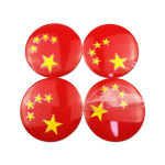 4 tk x 56 mm riigilipu kleebis auto rattakeskuse rummukorkide embleem &Uuml;hendkuningriigile USA-le Itaaliale Prantsusmaale Austraaliale jne. China