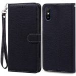 Klassikaline &uuml;hev&auml;rviline nahast klapp telefoni&uuml;mbris Xiaomi Redmi Note 12 11 Pro 12S 11S 11A A1 Plus Poco M4 X4 X5 Pro 5G 4G p&otilde;rutuskindla rahakoti kate jaoks For Redmi Note 12 4G must