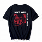 Love Tear Us Apart Lil Peep T-s&auml;rk Unisex Mood T-s&auml;rgid Puuvillane T-s&auml;rk Laste Hip-Hop Topid T-s&auml;rgid R&auml;ppari T-s&auml;rk Naiste T-s&auml;rk poisi T-s&auml;rk L