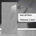 Isekleepuv marmormustriga simuleeritud plaatide kleebis Seinakaunistus WC Veekindel alumiinium-plastpaneel 10pcs