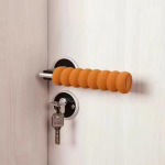 4 tk. Antistaatilised uksek&auml;epideme kindad Ukse ja akna k&auml;epideme kaitse soojus &uuml;ldotstarbelised kaitsekatted 4pcs roosa