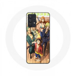 &Uuml;mbris Samsung Galaxy A32 4G One Piece Luffy Poster Crews Manga Anime jaoks