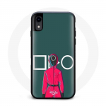 Iphone XS Case Squid M&auml;ng Square