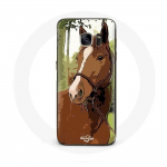&Uuml;mbris Samsung Galaxy S7 Edge Quarter Horse pruuni hobuset&otilde;u jaoks