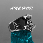 P&otilde;hjamaade viikingite roostevabast terasest r&otilde;ngas ankur kompass elupuu ruun Amulett hunt meestel naistel s&otilde;rm Ehted biker Party Club kingitus 7