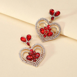 Mitmev&auml;rviline s&uuml;damekristallist naiste v&otilde;lu Romantiline pulmapeo ehted Trend Luksuslikud k&otilde;rvatarvikud Ebatavalised rippuvad k&otilde;rvar&otilde;ngad