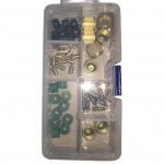 K&uuml;lmutusagensi laadimisvooliku korkide s&uuml;damikud 1/4 3/8 tolli tihendite tihendite parandust&ouml;&ouml;riistade komplekt