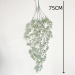 Roheline rippuv kunstlik taim Eukal&uuml;pti viinapuu lehed Kodu Aia Toakaunistus V&otilde;ltstaimed Muru Pulmapidu Seinakaunistus roheline