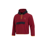 Jordan Contrast Pingutusn&ouml;&ouml;riga Kunstlambavilla Spleissitud Fliisvoodriga Huppar Meeste Pealisr&otilde;ivad Burgundiapunane DV1587-680 XL