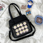 Jaapani stiilis Kawaii Itabag nukkudele suured k&auml;ekotid Uued nailonist koolikotid teismelistele t&uuml;drukutele kaasas &otilde;lakott JK Crossbody kott