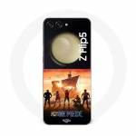 Coque Samsung Galaxy Z Flip5 affiche One piece manga anime