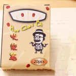 20 tk/karbis kirjatarbed, armas Kawaii mini tikutops, loominguline koolitarbed pastapliiatsi vaste, naljakas tasuta uudsus