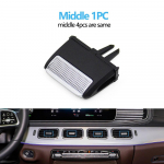 Autokonsool AC &otilde;huventilaatori v&auml;ljalaskeava saki klambri paranduskomplekt t&otilde;mmitsa trimmi Mercedes Benz W167 GLS GLE 350 400 450 500 580 jaoks Middle 1PC