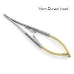 14cm/16cm Castroviejo n&otilde;elahoidja hambaravi ortodontiliste implantaatide hamban&otilde;elahoidjad Hambaarstivarustus 14cm curved head h&otilde;be