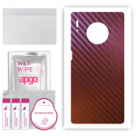 apgo skin sticker film foil vinyl for the BACK compatible with Huawei Mate 30 Pro, scratch-resistant, easy to install - Carbon Chameleon CAKA5