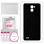 apgo Protective Skin Sticker for the back compatible with Oukitel K5000, Wrap Film, Foil, Vinyl - Pattern Matte Black