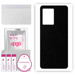 apgo Protective Skin Sticker for the back compatible with Oppo A56S, Wrap Film, Foil, Vinyl - Pattern Matte Black