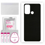 apgo Protective Skin Sticker for the back compatible with Motorola Moto G60, Wrap Film, Foil, Vinyl - Pattern Matrix