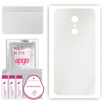 apgo Protective Skin Sticker for the back compatible with Xiaomi Redmi 5 Plus (Redmi Note 5), Wrap Film, Foil, Vinyl - Pattern Matte Transparent