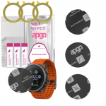 3x apgo MATTE Hybrid protective glass compatible with Suunto Vertical, flexible nano glass, great replacement for tempered glass, scratch-resistant, f