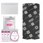 apgo MATTE Hybrid protective glass compatible with Doogee S55, flexible nano glass, great replacement for tempered glass, scratch-resistant, full glue