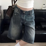 Ameerika retromood Y2k teksap&uuml;ksid naiste korea stiilis kottis teksad High Street Suvine &scaron;ikk t&auml;navar&otilde;ivas teksap&uuml;ksid S sinine