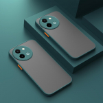 Matt K&otilde;va PC Telefonikott VIVO Y18 Y38 Y03 4G Y18E Y100 jaoks, P&otilde;rutuskindel Armor TPU Kaamera Objektiivi Kaitsega Silikoonist Servakate Vivo Y 38 18 jaoks For vivo Y38 must