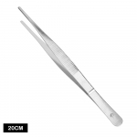 DIYWORK Kodu Meditsiiniline Aed K&ouml;&ouml;k BBQ Tool Hammastega pintset, pikk grilltoidutang 20cm/30cm roostevabast terasest sirge pintset 20CM