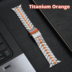 Roostevabast terasest rihm Apple Watch Ultra 2 49 mm 6 5 4 Se 3 42 mm 44 mm titaanist v&auml;rvi metallist rihm iwatchi seeriale 9 8 7 45 mm For Ultra1/2 49mm