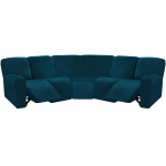Talvine 5-kohaline L-kujuline Chaise Lounge diivani kate Velvet &uuml;hev&auml;rviline k&otilde;ikeh&otilde;lmav diivani kate Esimese klassi kate k&otilde;ikeh&otilde;lmav elastne 1 piece chair seat set