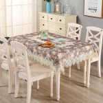 Uhked roosist pitsist laudlinad Lilletr&uuml;kiga laudlina Pastoraalne ristk&uuml;likukujuline &otilde;likindel lauakate riidest pulmakaunistusr&auml;tik 85x85cm 1pcs