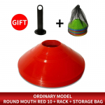 10 tk. koonusekomplekt jalgpallitreeningu varustus Kid Pro Disc koonustele Agility harjutuste takistused, mis v&auml;ldivad sporditreeningu tarvikuid