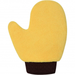 Kahepoolne mikrokiust autopesukinnas, kriimu- ja ebemevaba korallifliisist valmistatud pesukinnas autohoolduseks, autopesukinnas t&otilde;rksa mustuse jaoks 25*21*4.5cm kollane/hall