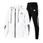 Pocket Cat Printing Meeste kapuutsid+P&uuml;ksid Kaheosalised komplektid Pocket Cat Hoodie Jope Sport T&otilde;mblukuga Spordidressid Sport S&ouml;rkimine Meeste Fitness R&otilde;ivad S