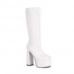 Naiste p&otilde;lvedeni venivad saapad Tursked k&otilde;rge kontsaga platvormiga pikad saapad Naiste kingad 35 valge