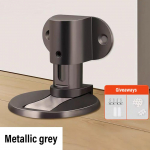 Uksepiiraja Kokkup&otilde;rkevastane Majapidamine N&auml;htamatu Ukseimemineus Puurimiseta Tugev Magnetiline Uksepiiraja Reguleeritav Piiraja Ustele 3Pcs