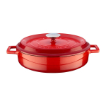 Lava Multi-Purpose Shallow Pot Trendy Red, Diameter (&Oslash;) 28 cm