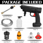 1500W 88VF juhtmeta k&otilde;rgsurvepesumasin pihustusp&uuml;stolid veepuhasti Taaslaetav elektriline veep&uuml;stoli vahumasin Only machine